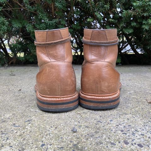 View photo of Grant Stone Diesel Boot in Horween Dune Chromexcel
