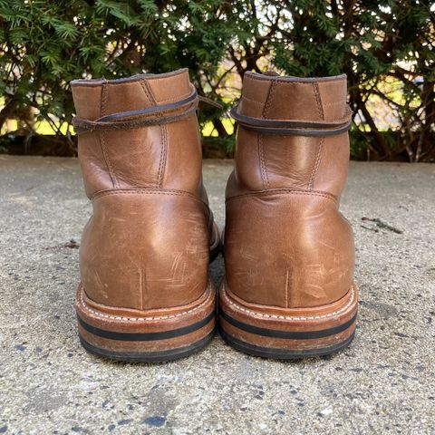 View photo of Grant Stone Diesel Boot in Horween Dune Chromexcel