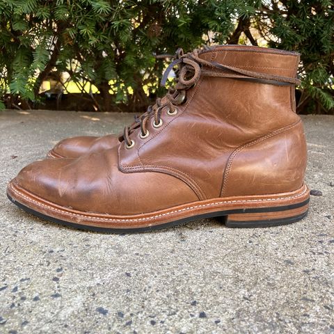 View photo of Grant Stone Diesel Boot in Horween Dune Chromexcel