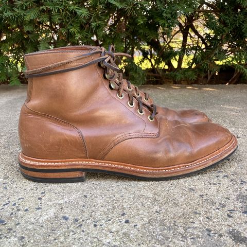 View photo of Grant Stone Diesel Boot in Horween Dune Chromexcel
