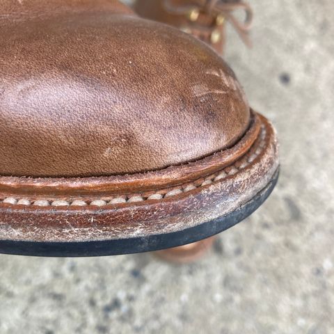 View photo of Grant Stone Diesel Boot in Horween Dune Chromexcel
