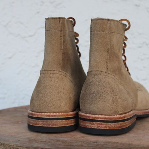 Oak Street Bootmakers Trench Boot in Horween Natural Chromexcel Roughout