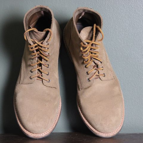 Oak Street Bootmakers Trench Boot in Horween Natural Chromexcel Roughout