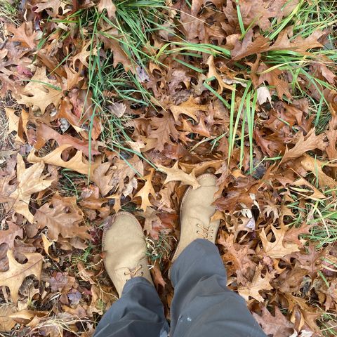 Oak Street Bootmakers Trench Boot in Horween Natural Chromexcel Roughout