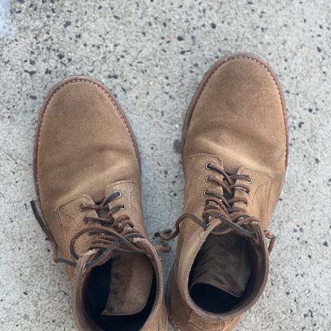 Search result thumbnail of Oak Street Bootmakers Trench Boot in Horween Natural Chromexcel Roughout