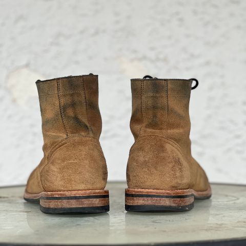 Oak Street Bootmakers Trench Boot in Horween Natural Chromexcel Roughout