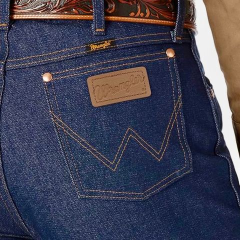 View photo of Wrangler 13MWZ, Wrangler Men's 13MWZ Cowboy Cut Original Fit Jean, Rigid Indigo, in 100% Cotton Heavyweight Denim, 14.75oz