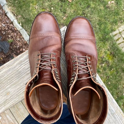 View photo of Viberg Service Boot BCT in Maryam Brown Horsebutt