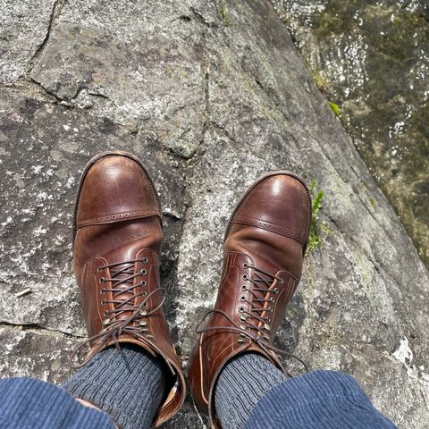 View photo of Viberg Service Boot BCT in Maryam Brown Horsebutt