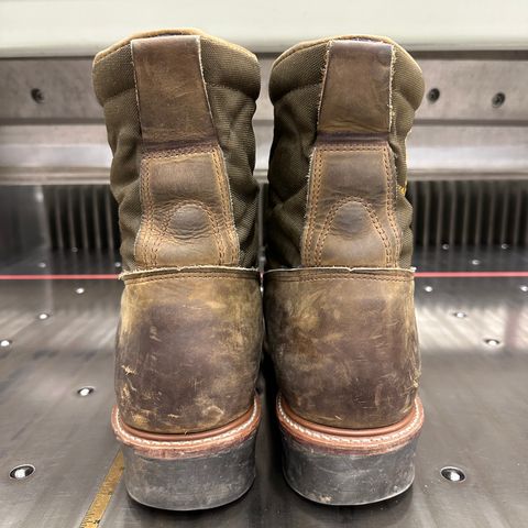 Hall's Safety Equipment Lace-To-Toe Lineman Boot in Brown Crazy Horse Oiled Leather