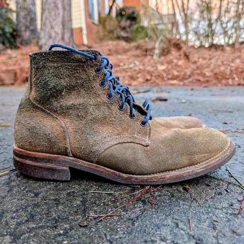 Oak Street Bootmakers Storm Boot in Horween Natural Chromexcel Roughout