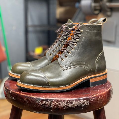 Bordon Tukano Boots in Wickett & Craig Olive H Latigo