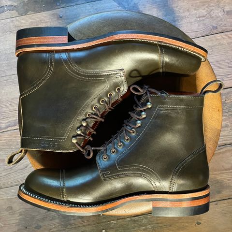 Bordon Tukano Boots in Wickett & Craig Olive H Latigo