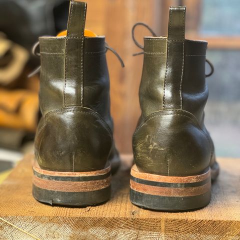 Bordon Tukano Boots in Wickett & Craig Olive H Latigo
