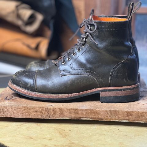 Bordon Tukano Boots in Wickett & Craig Olive H Latigo