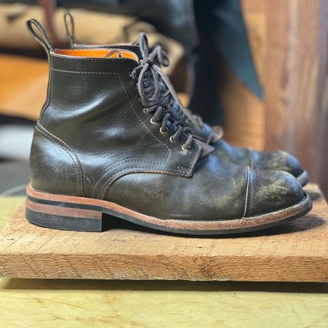 Bordon Tukano Boots in Wickett & Craig Olive H Latigo