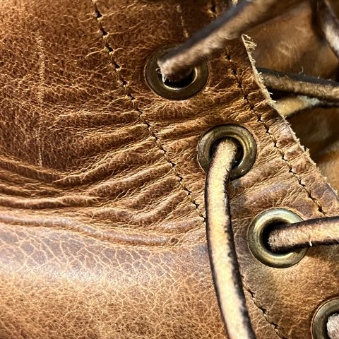 Truman Plain Toe Boot in Horween Natural Cypress