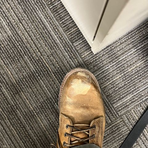 Truman Plain Toe Boot in Horween Natural Cypress
