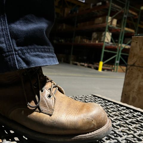 Truman Plain Toe Boot in Horween Natural Cypress