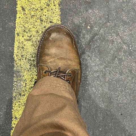 Truman Plain Toe Boot in Horween Natural Cypress