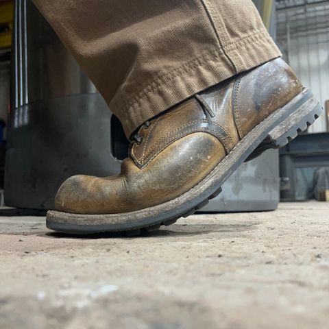 Truman Plain Toe Boot in Horween Natural Cypress