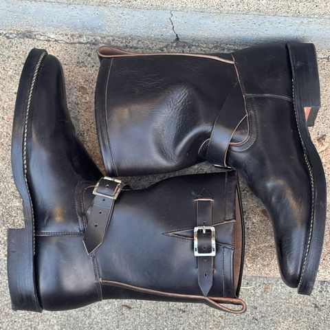 Viberg Engineer in Maryam Black Horsebutt