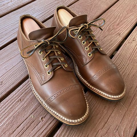 Search result thumbnail of Viberg 145 Oxford in Horween Crust Chromexcel