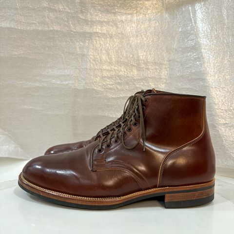 View photo of Viberg Service Boot in Horween Color 4 Shell Cordovan