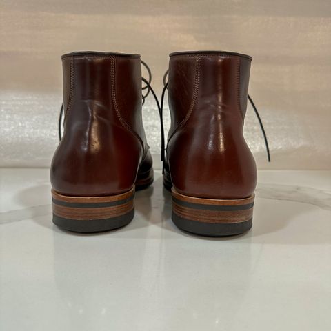 View photo of Viberg Service Boot in Horween Color 4 Shell Cordovan