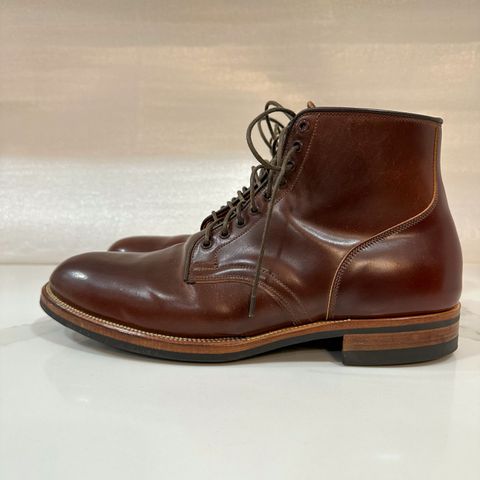 View photo of Viberg Service Boot in Horween Color 4 Shell Cordovan