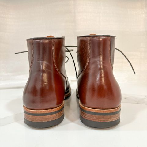 View photo of Viberg Service Boot in Horween Color 4 Shell Cordovan