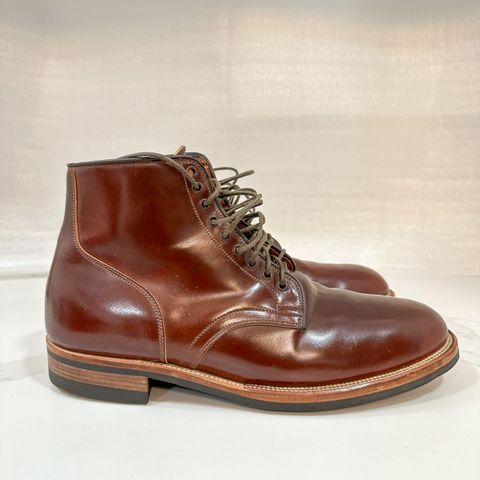 View photo of Viberg Service Boot in Horween Color 4 Shell Cordovan