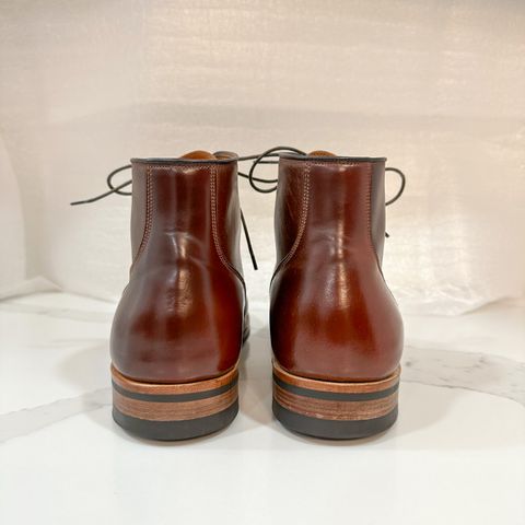 View photo of Viberg Service Boot in Horween Color 4 Shell Cordovan