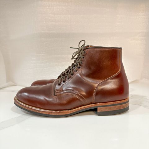 View photo of Viberg Service Boot in Horween Color 4 Shell Cordovan