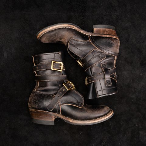 Nicks Heritage TankerPro in Horween Black Waxed Flesh