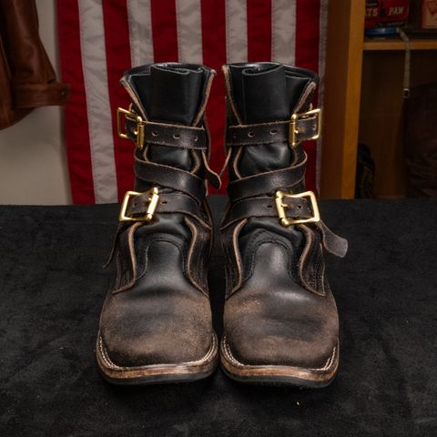 Nicks Heritage TankerPro in Horween Black Waxed Flesh