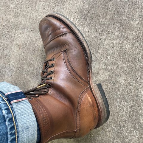 Search result thumbnail of White's MP-Sherman Toe Cap in Horween Natural Chromexcel