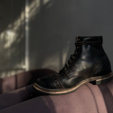 Search result thumbnail of Wesco x S&S Axe Breaker in Horween Black Chromexcel