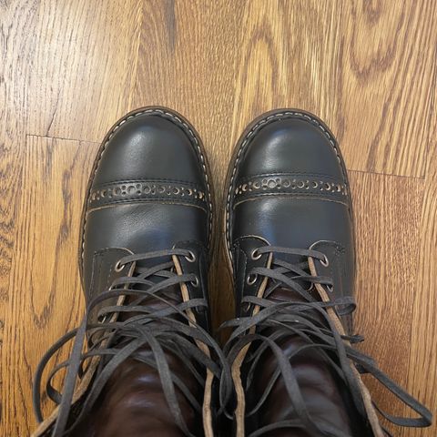 View photo of White's Bounty Hunter in Horween Black Chromexcel