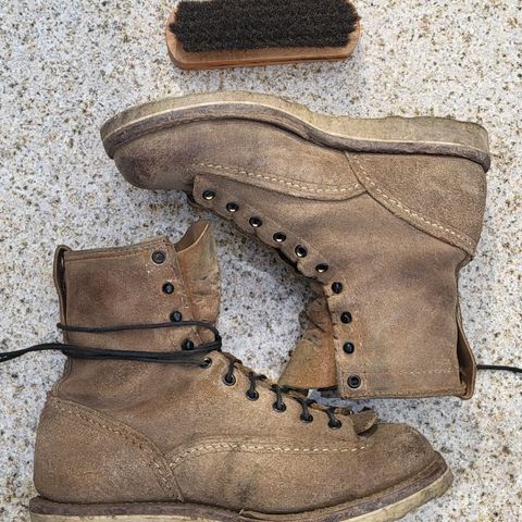 Wesco Jobmaster in Seidel Burlap Roughout