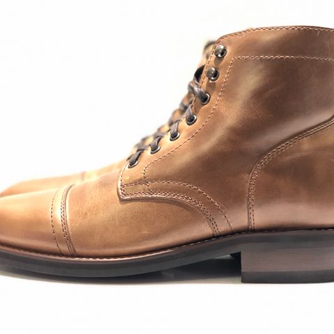 Thursday Captain in Horween Natural Chromexcel