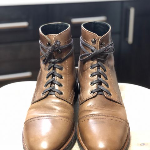 Thursday Captain in Horween Natural Chromexcel
