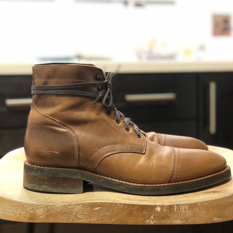 Thursday Captain in Horween Natural Chromexcel