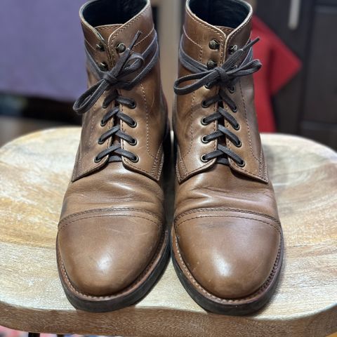 Thursday Captain in Horween Natural Chromexcel
