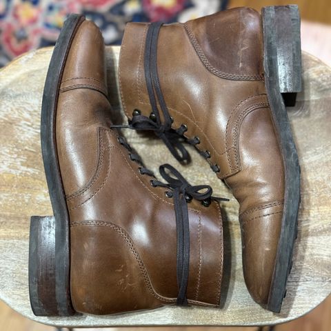 Thursday Captain in Horween Natural Chromexcel