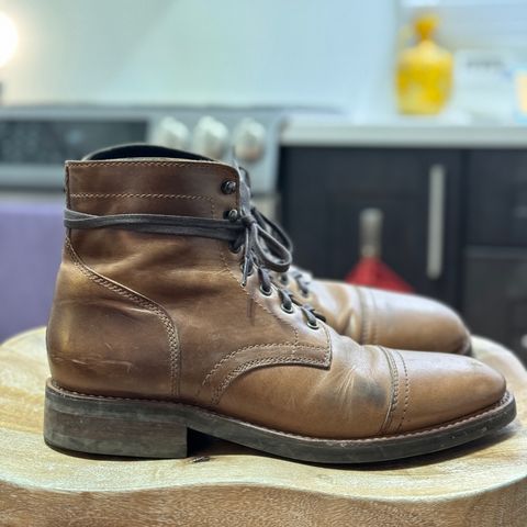 Thursday Captain in Horween Natural Chromexcel