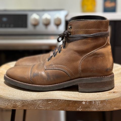 Thursday Captain in Horween Natural Chromexcel