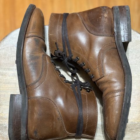 Thursday Captain in Horween Natural Chromexcel