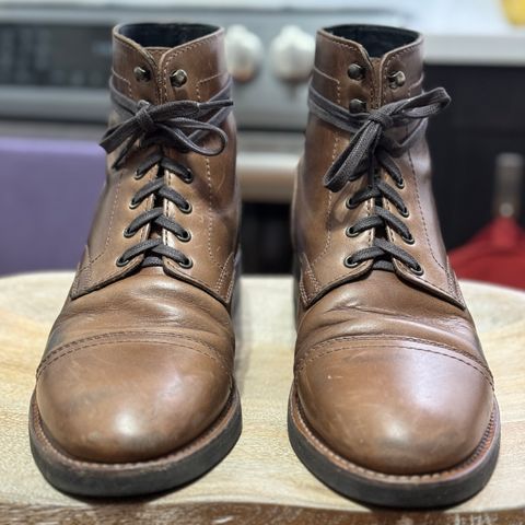 Thursday Captain in Horween Natural Chromexcel