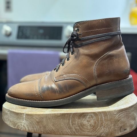 Thursday Captain in Horween Natural Chromexcel